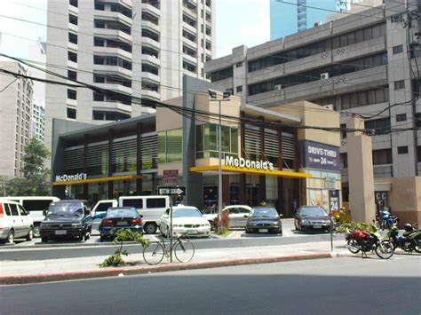 Mcdonalds in Makati City, Metro Manila .